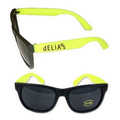 Fashion Sunglasses With Ultraviolet Protection - Yellow